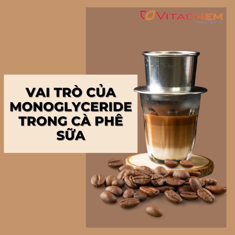 Vai trò của monoglyceride trong cà phê sữa