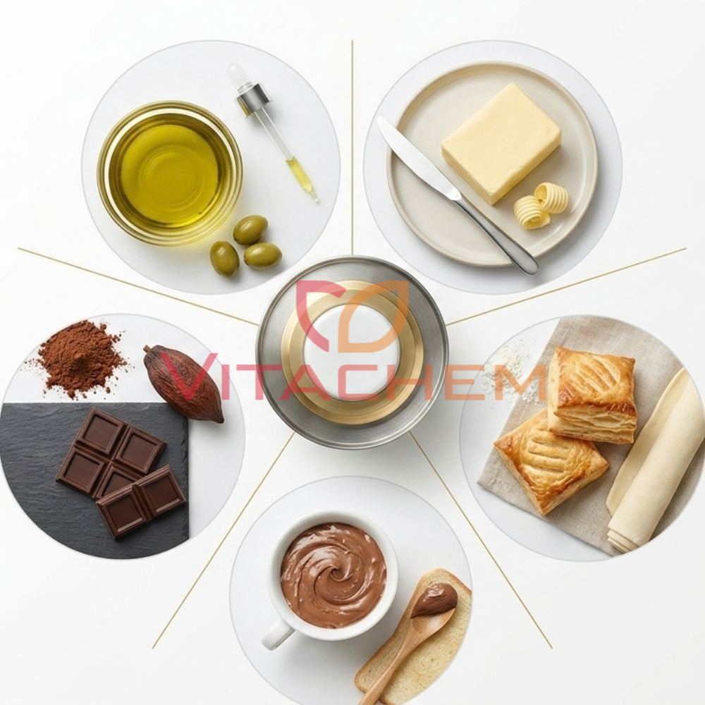 GLOMUL STS 22 - Chất nhũ hóa 7 Ứng dụng - Sorbitan Tristearate - Dầu ăn, Margarine, Socola
