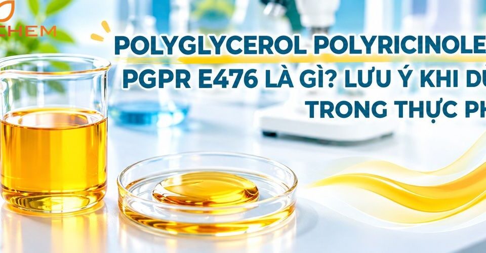 Polyglycerol Polyricinoleate PGPR E476 Là Gì Lưu Ý Khi Dùng