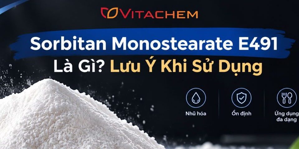 Sorbitan Monostearate E491 - Lưu ý khi sử dụng