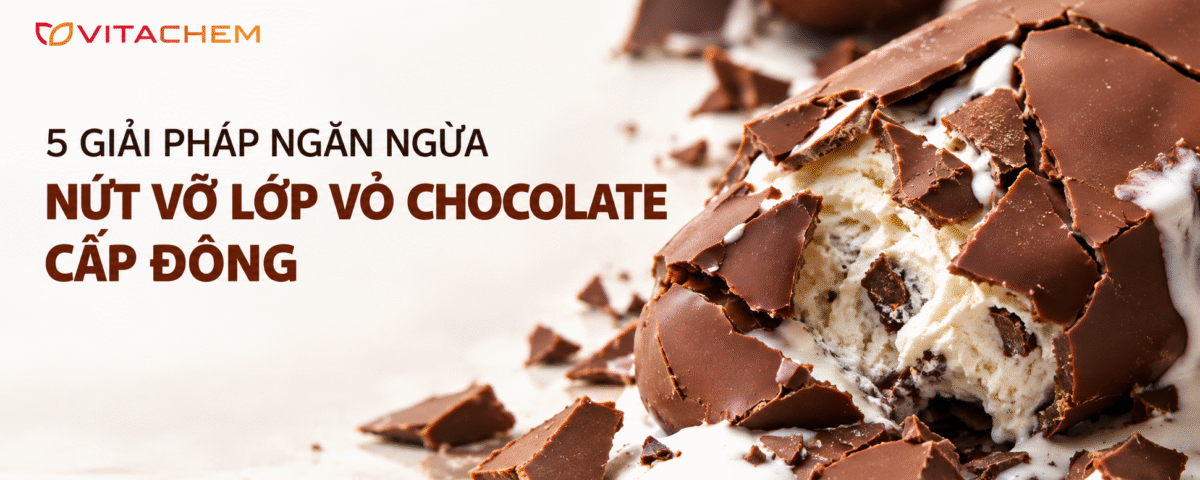 Nứt vỏ chocolate cấp đông
