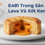 Chống tách dầu nhân lava và xốt kem trứng bằng e481