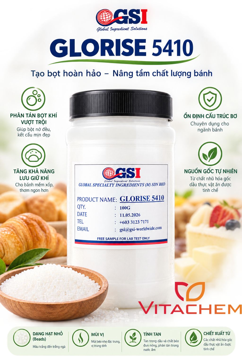 GLORISE 5410 - Chất nhũ hóa 3 glorise-5410-chat-nhu-hoa