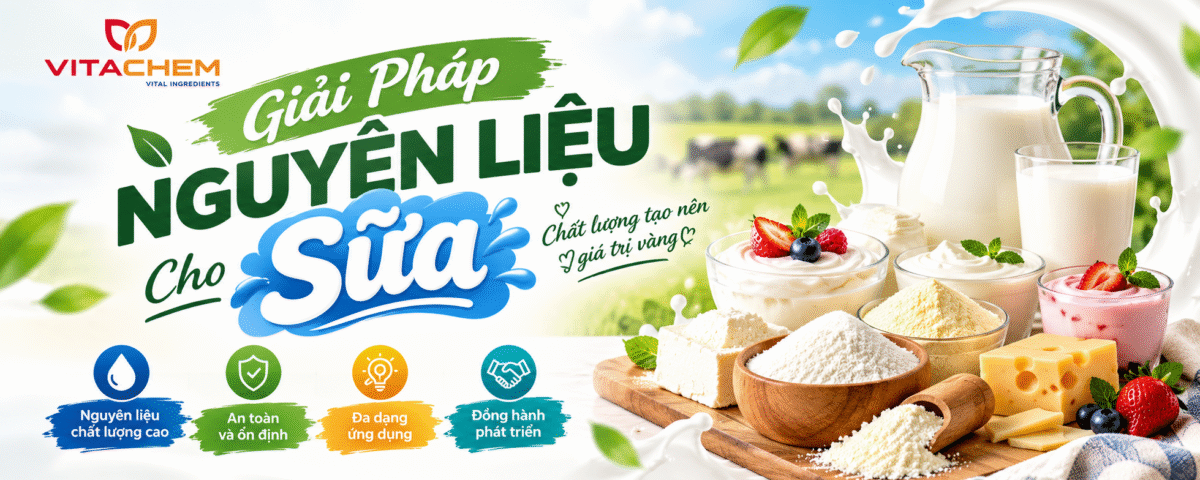 giải pháp nguyên liệu cho sữa