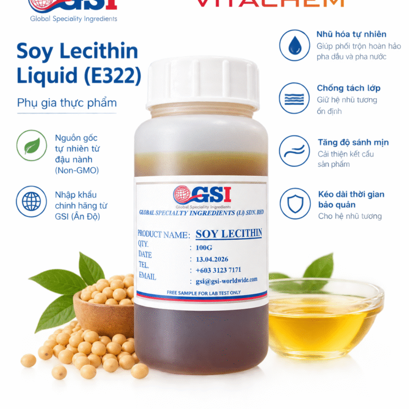 Chất lỏng Soy Lecithin GSI (E322) - Phụ gia thực phẩm