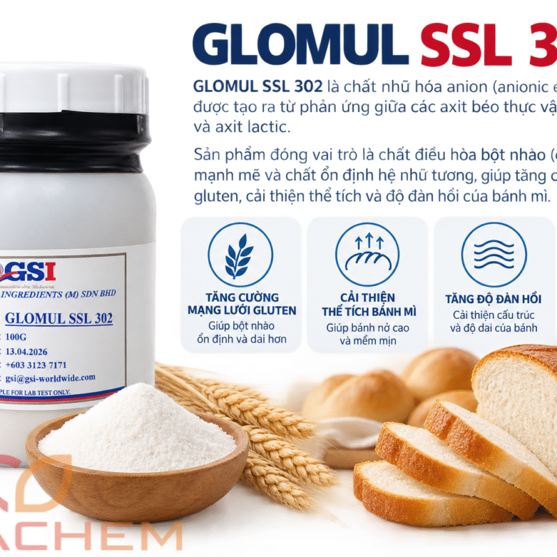 Ứng dụng Glomul SSL 302 cho bánh mì