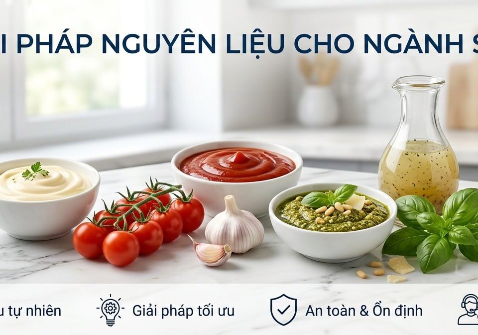 Vitachem - Giải Pháp Nguyên Liệu Cho Sốt 4 giải pháp nguyên liệu cho nghành sốt