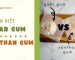 Phân biệt Guar Gum vs Xanthan Gum